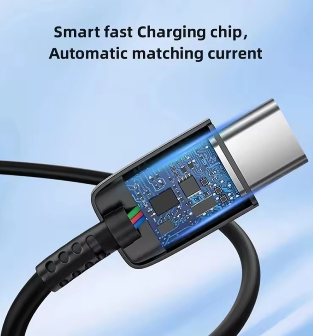 Cable USB Tipo C 45W PD Ultra Rápido 2m — Dual 5A