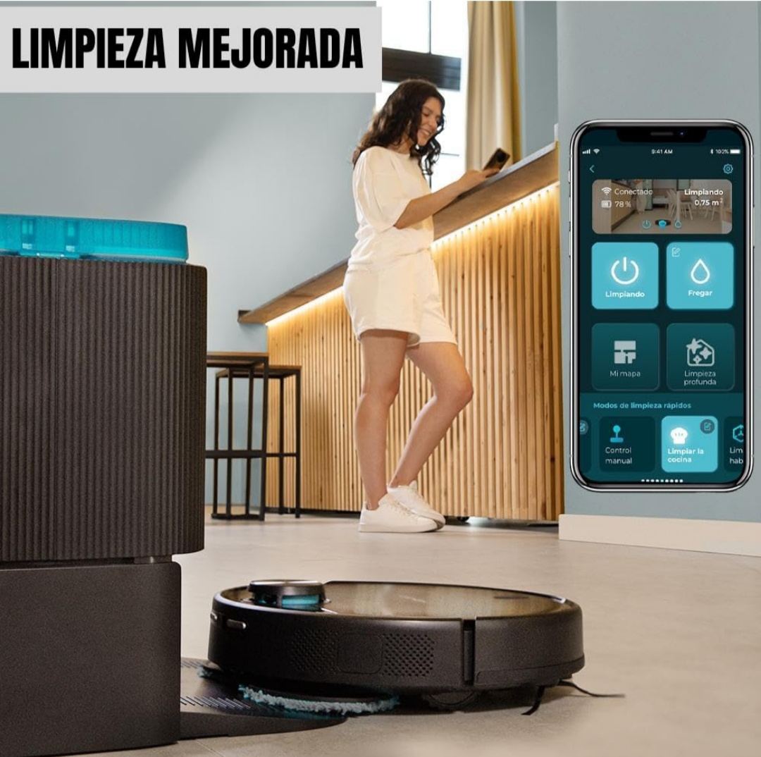 Pack 2 mopas giratorias conga – limpieza total