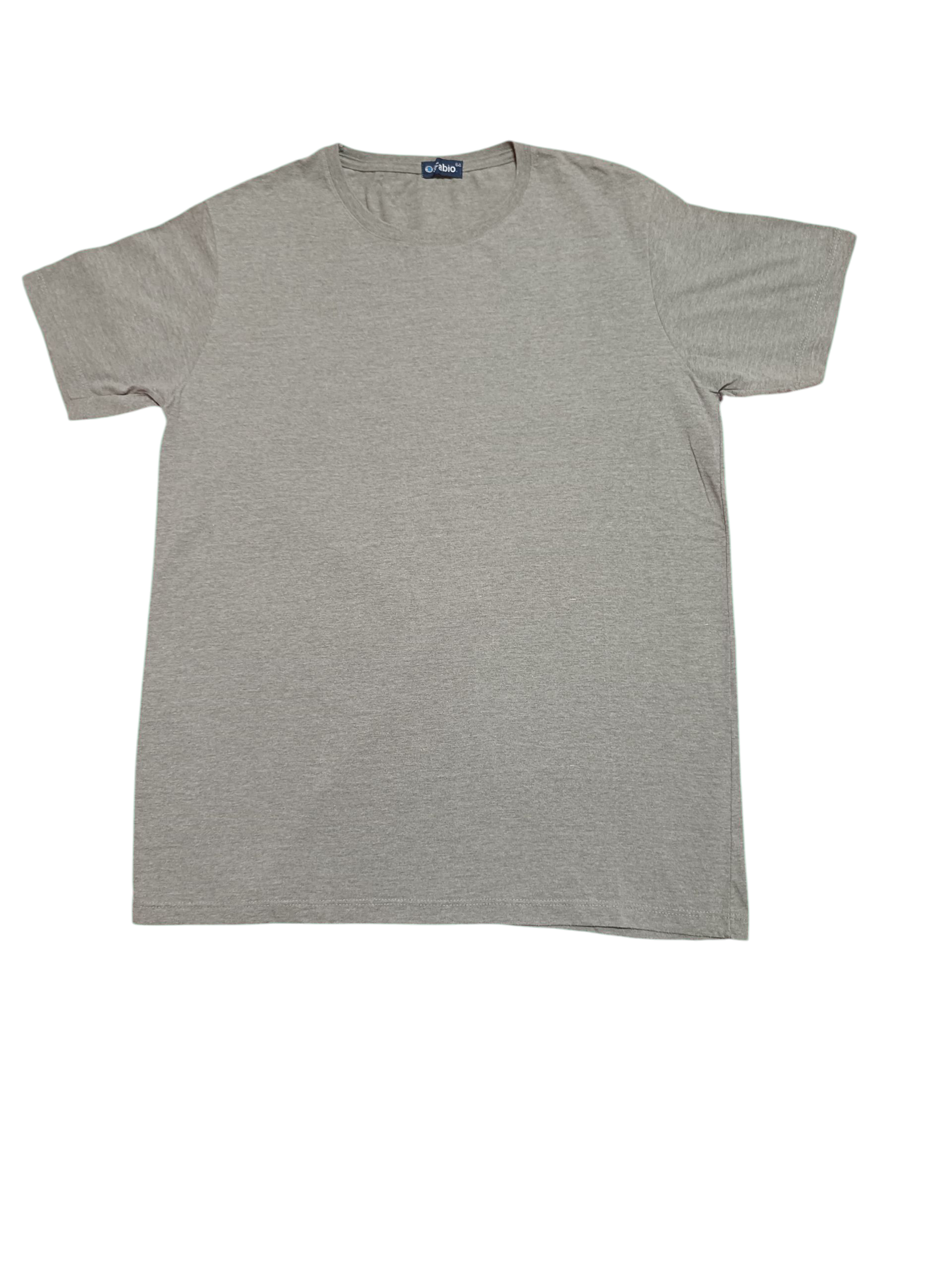 Camiseta gris 100 % algodón — cómoda y versátil para tu día a día