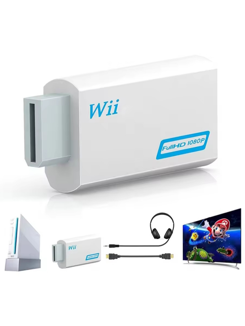 Convierte tu Wii a HDMI 1080p Full HD y juega en TV modernas sin perder calidad
