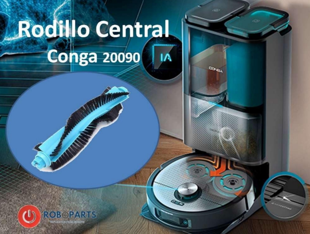 Cepillo central compatible Conga 20090 – Larga vida