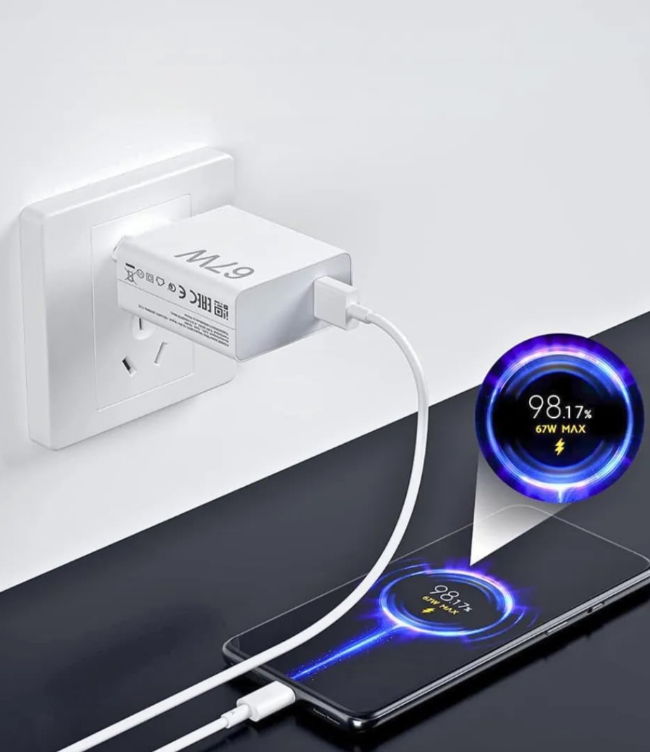 Xiaomi Original 67W HyperCharge Combo USB-A USB-C 2M