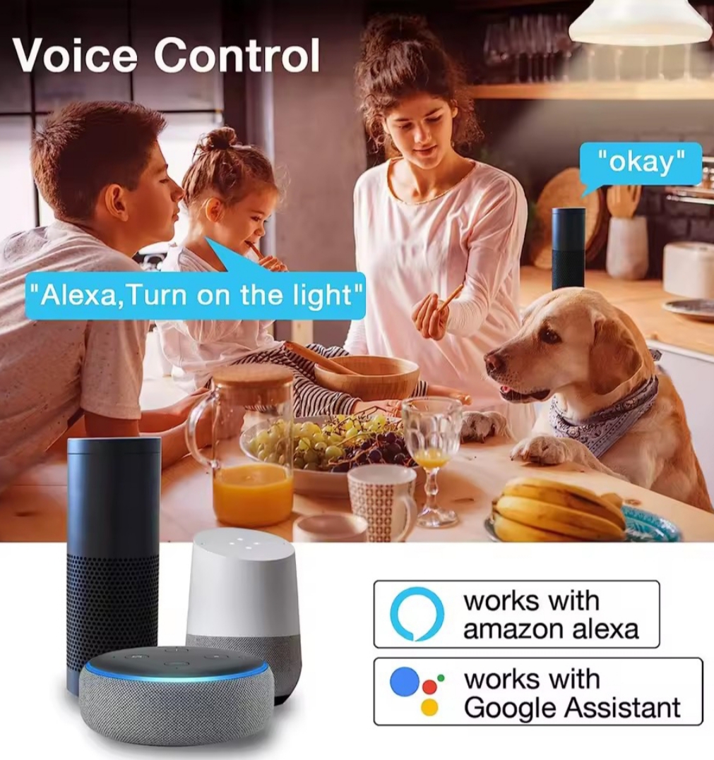 Bombilla Inteligente WiFi RGB E27 Compatible Alexa y Google Home