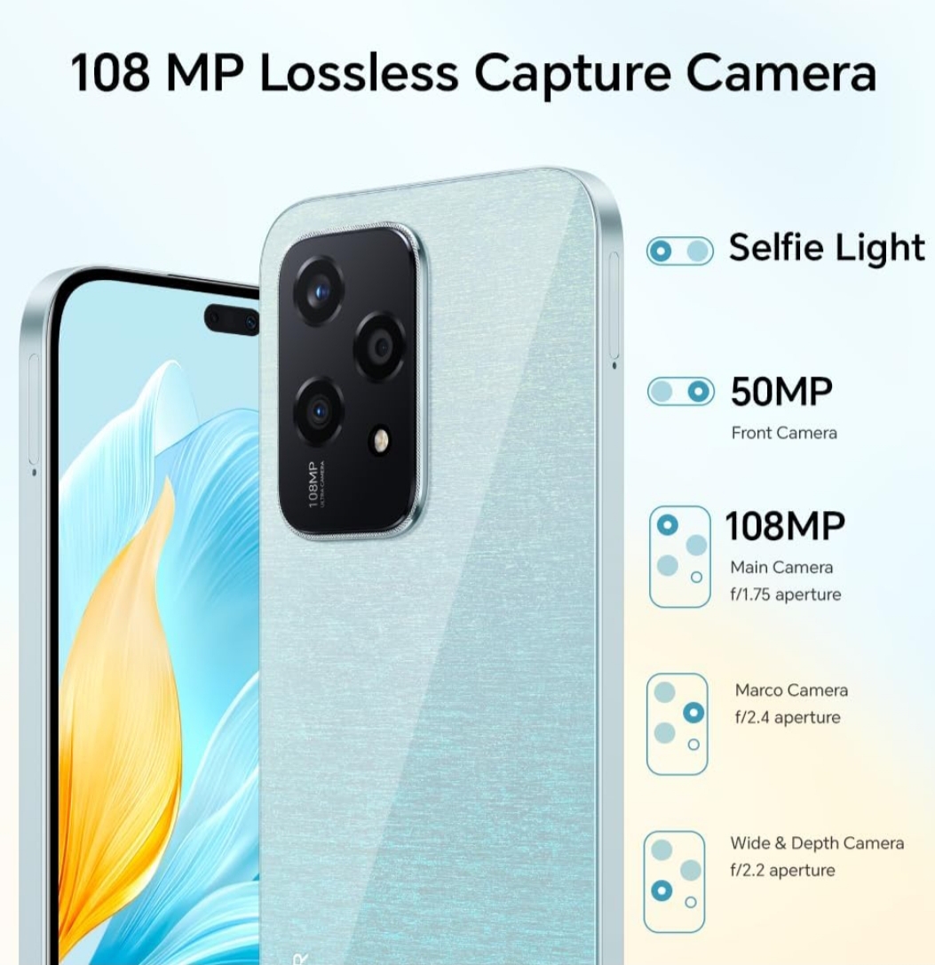 Honor 200 Lite 5G 256GB Cyan Lake