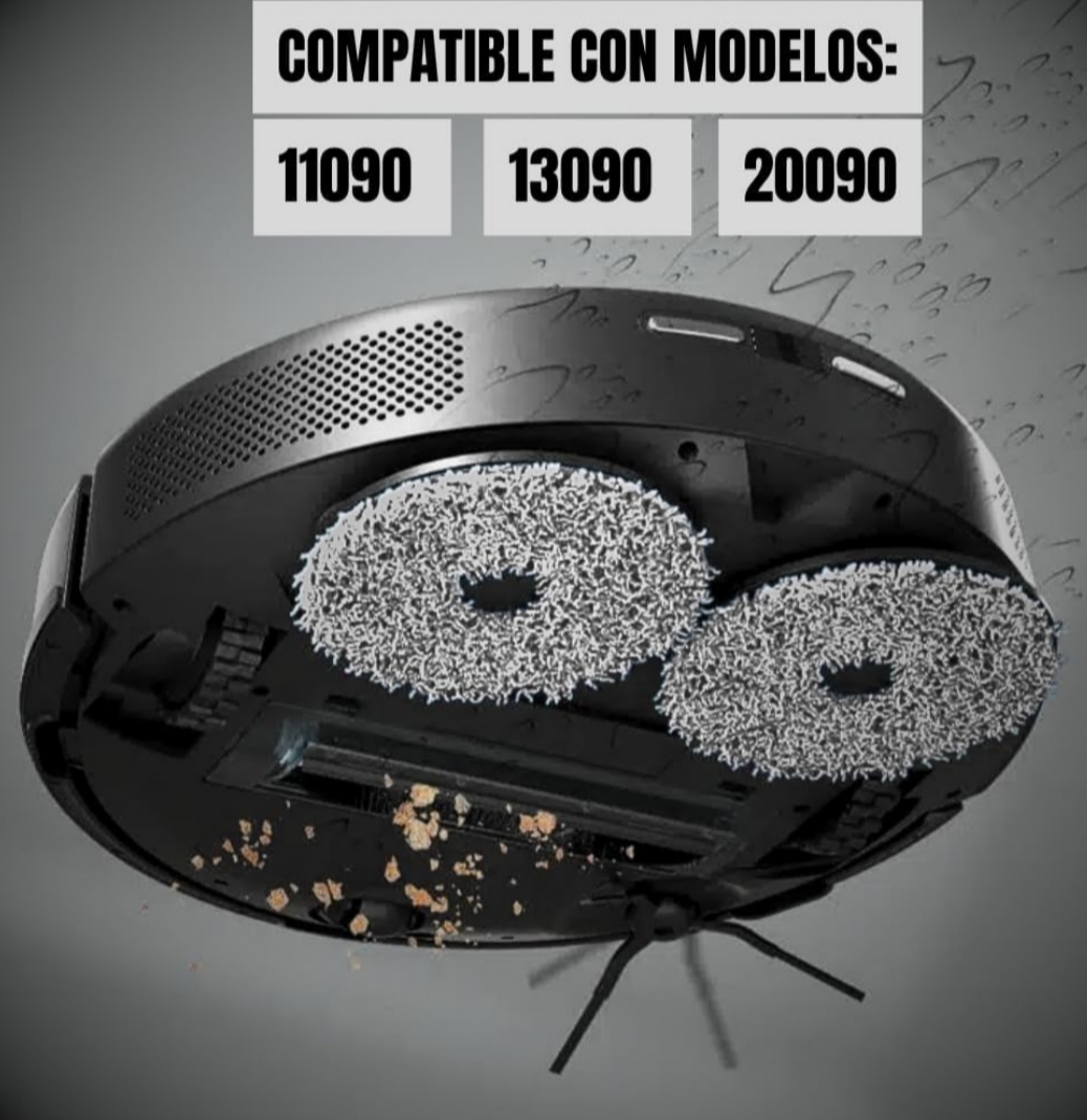 Pack 2 mopas giratorias conga – limpieza total