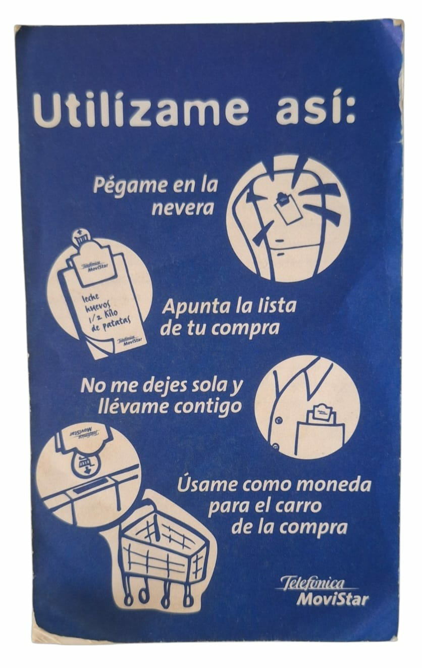 Bloc / Libreta publicitaria Movistar — “Utilízame así”
