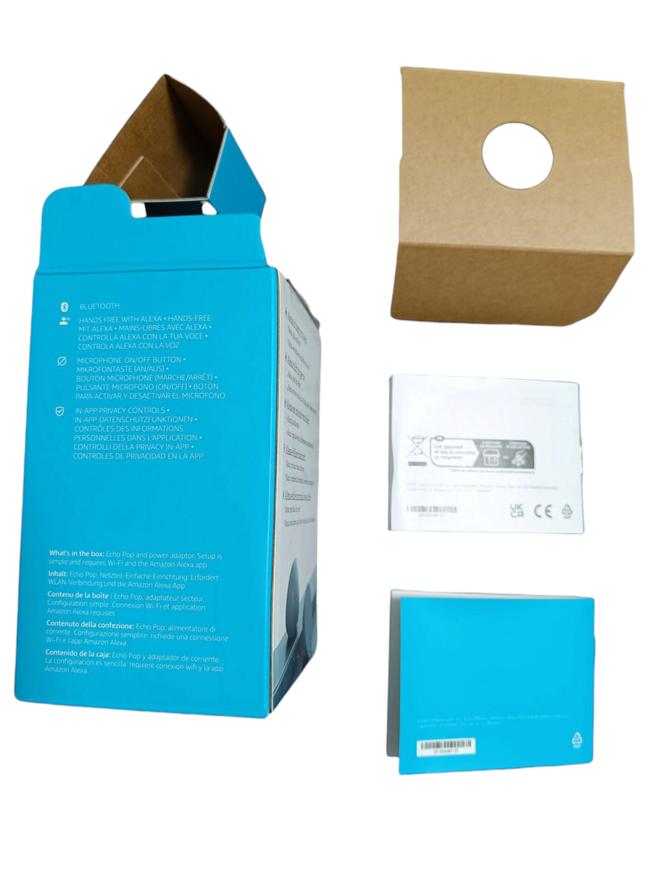 Caja Echo Pop Azul + Instrucciones Oficiales
