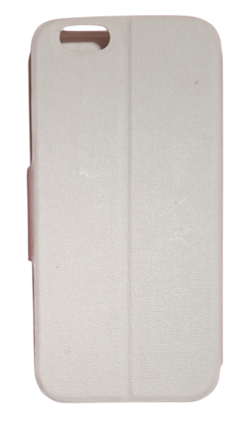 Funda flip cover con ventana blanca para iPhone 6