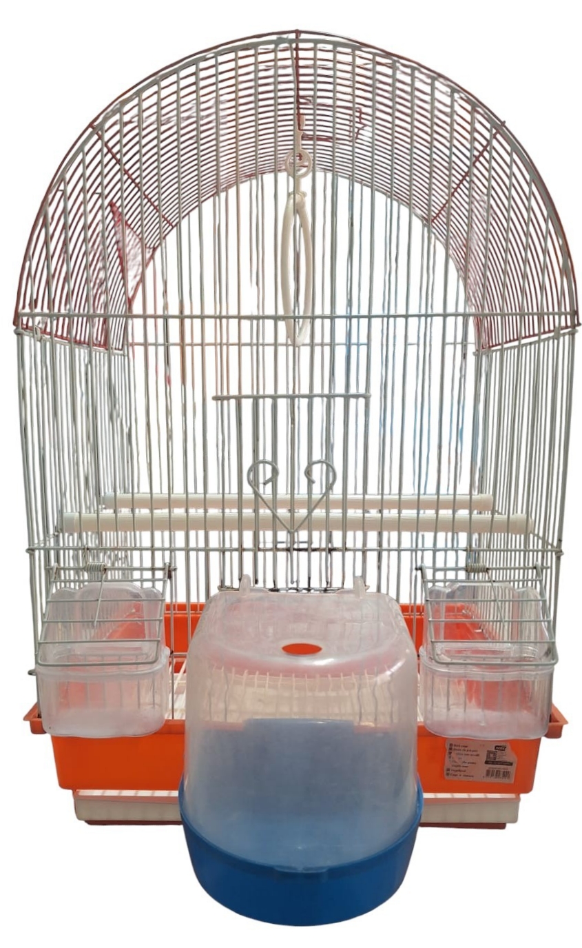 🎁 Jaula para Pájaros Seminueva 🐦 Piscina Gratis Azul/Rosa (¡Ambas si quieres!)