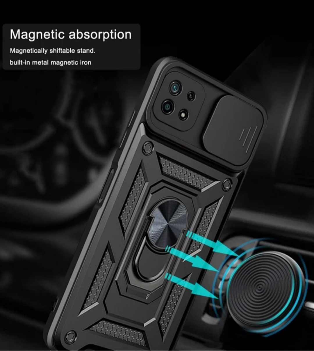 Funda Antigolpes Samsung A22 5G con Anillo Soporte