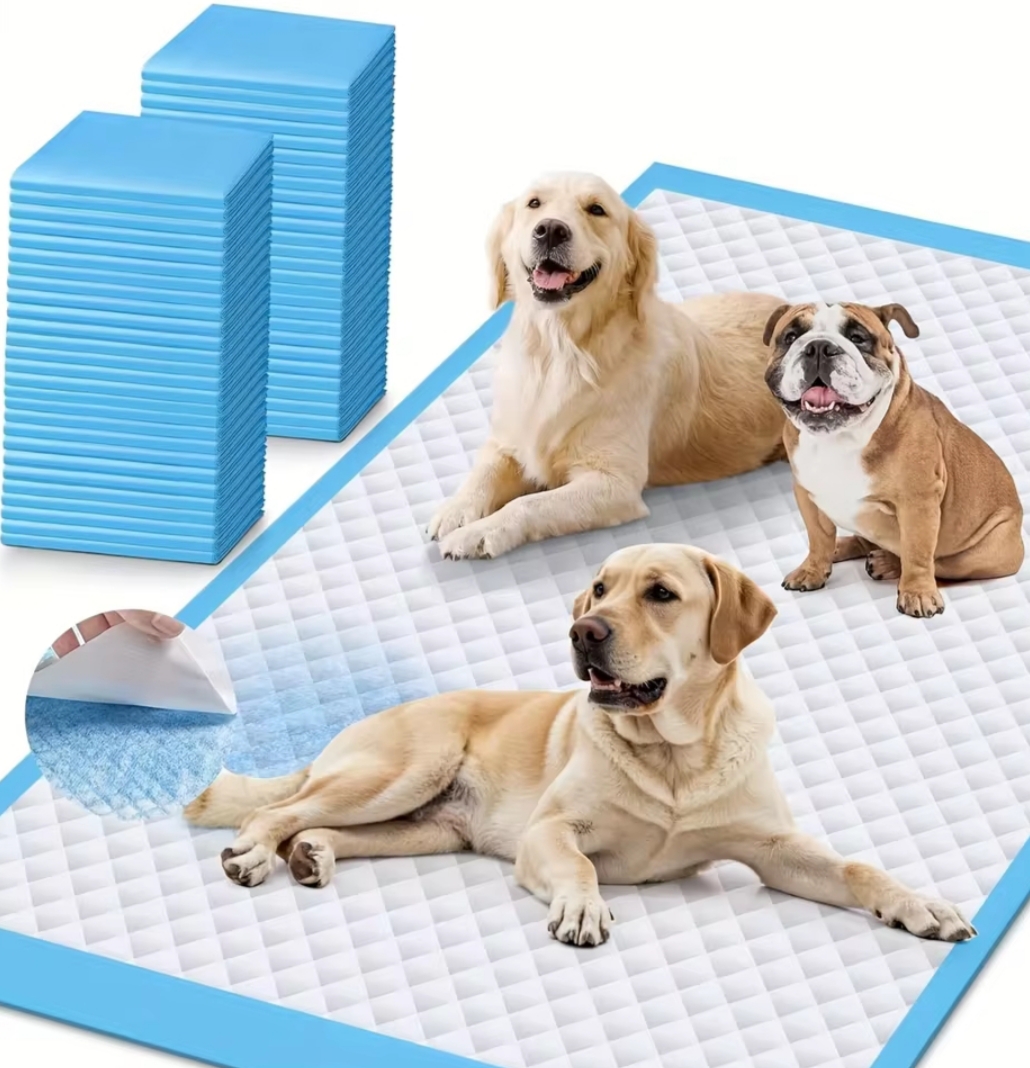 Empapadores desechables para perros y gatos 33x45 cm | Packs de 20, 50 y 100 unidades | Superabsorbentes y antifugas