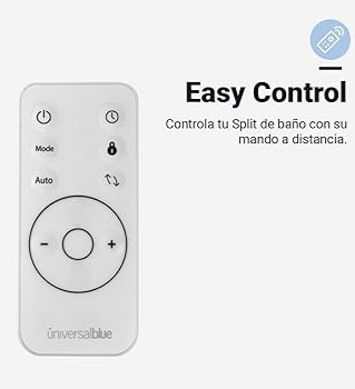 MANDO ORIGINAL UNIVERSAL BLUE CALEFACTOR BAÑO WIFI 2000W CR2025 COMO NUEVO