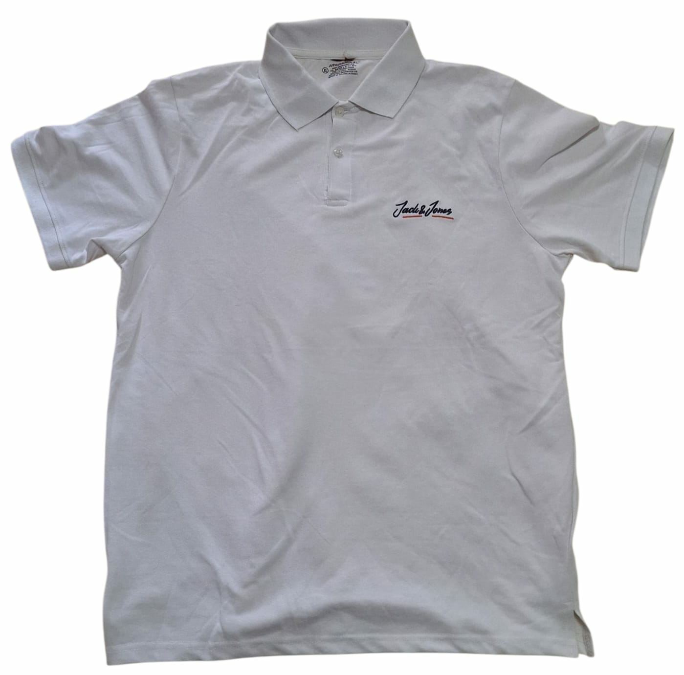 Polo Jack & Jones Blanco Hombre XL