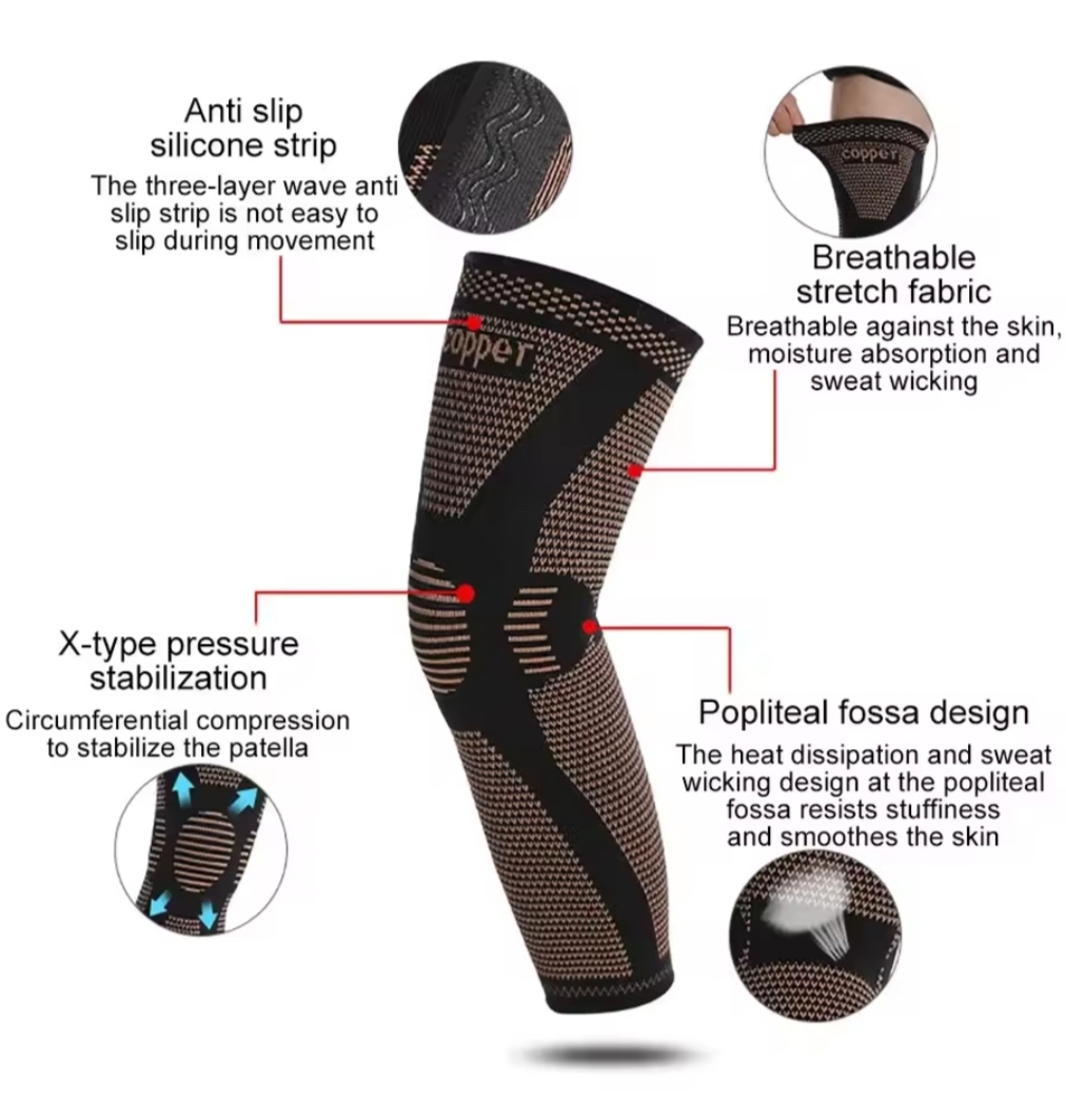 Rodillera de compresión para hombre y mujer – Alivio de dolor y soporte de rodilla