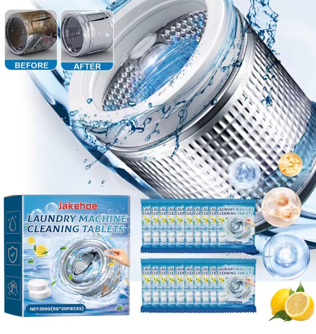 Pack 20 pastillas limpiadoras para lavadora – ¡Oferta ya!