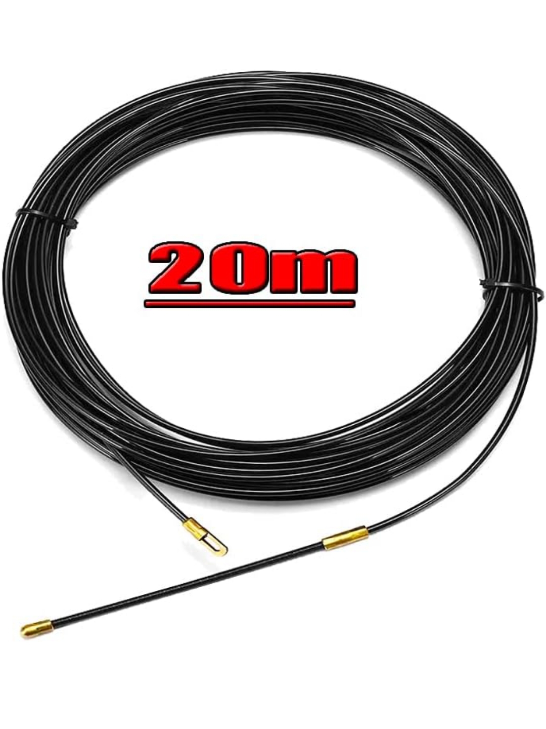 Extractor de Cables de Fibra de Vidrio 3 mm x 20 m — Guía Profesional de Cableado