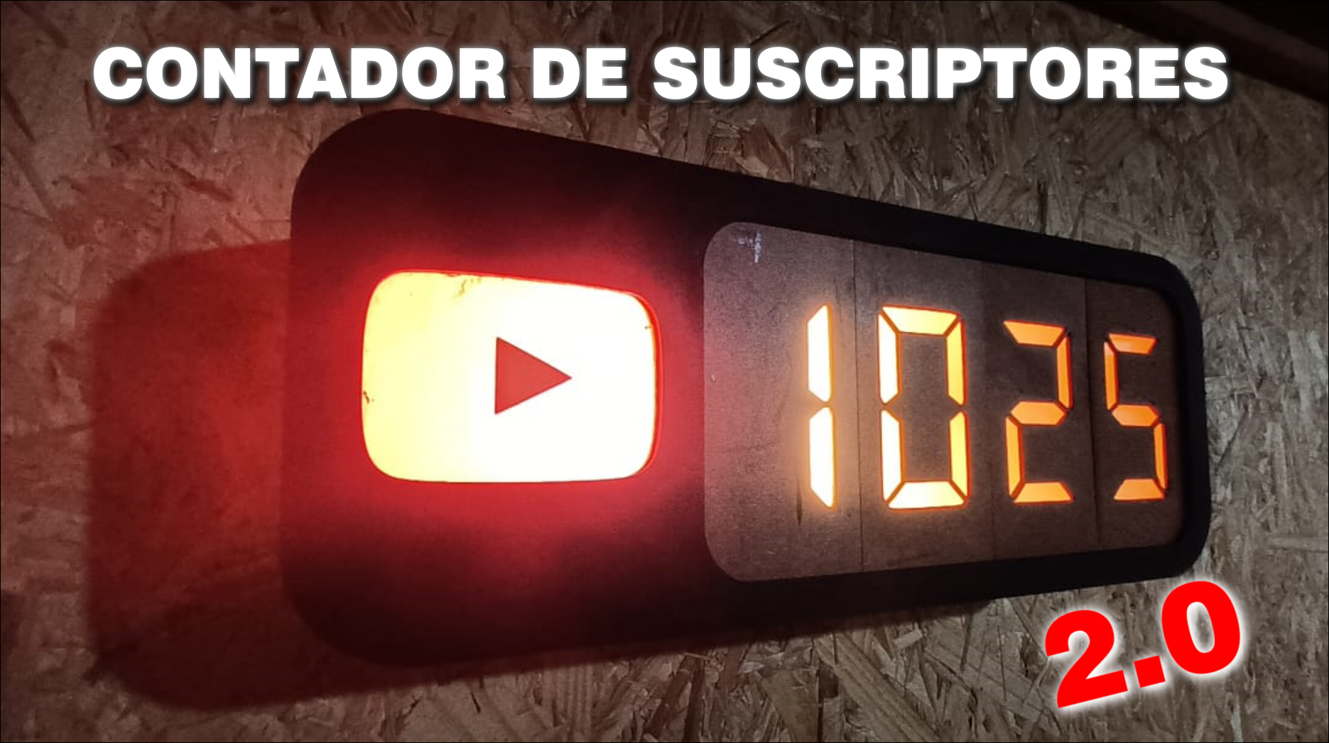 Contador de Suscriptores 4 cifras