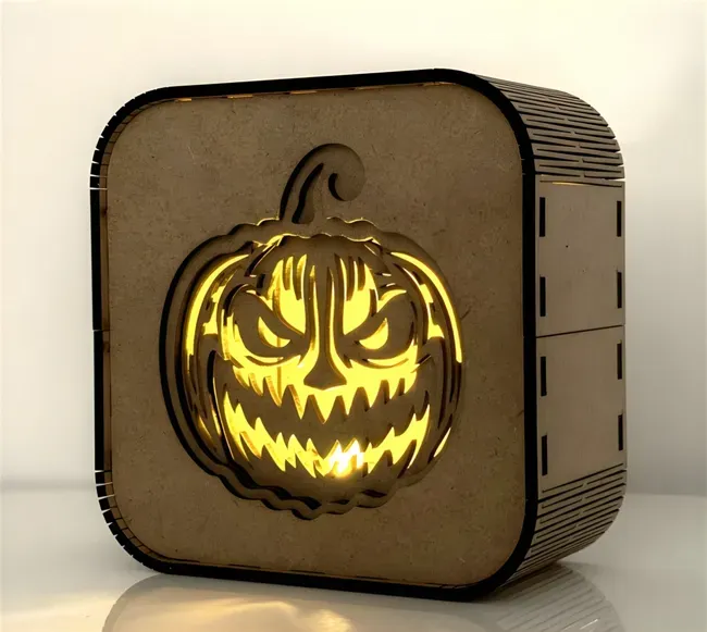 Lámpara de calabaza de Halloween