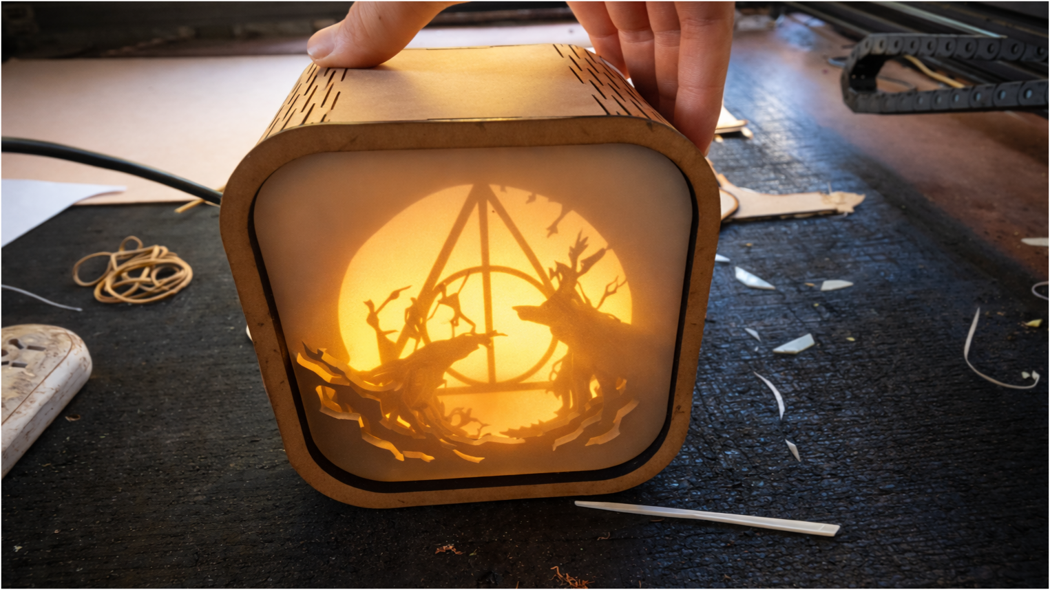 Lampara Las Reliquias de la Muerte