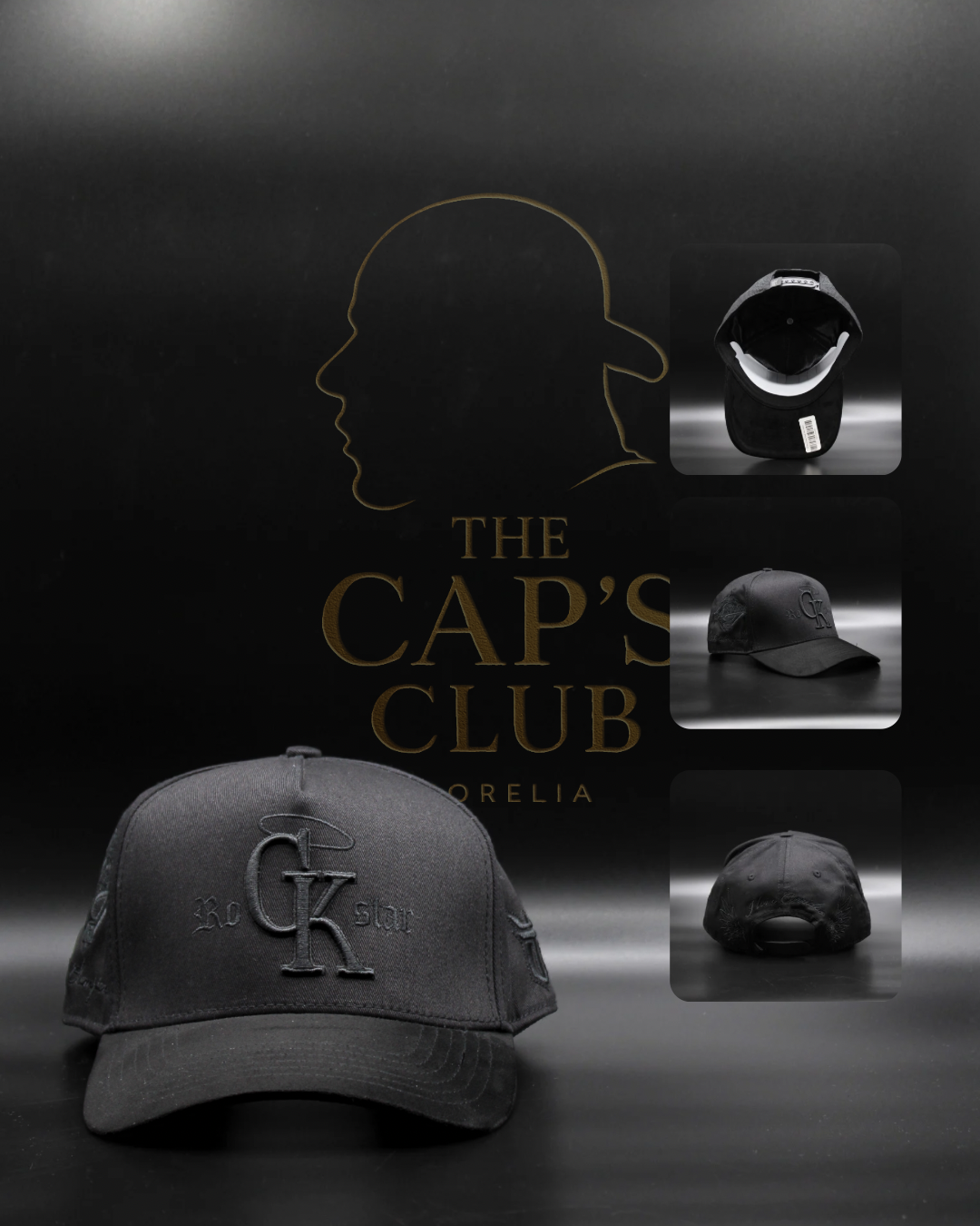 Tiro caps ROCKSTAR BLACK