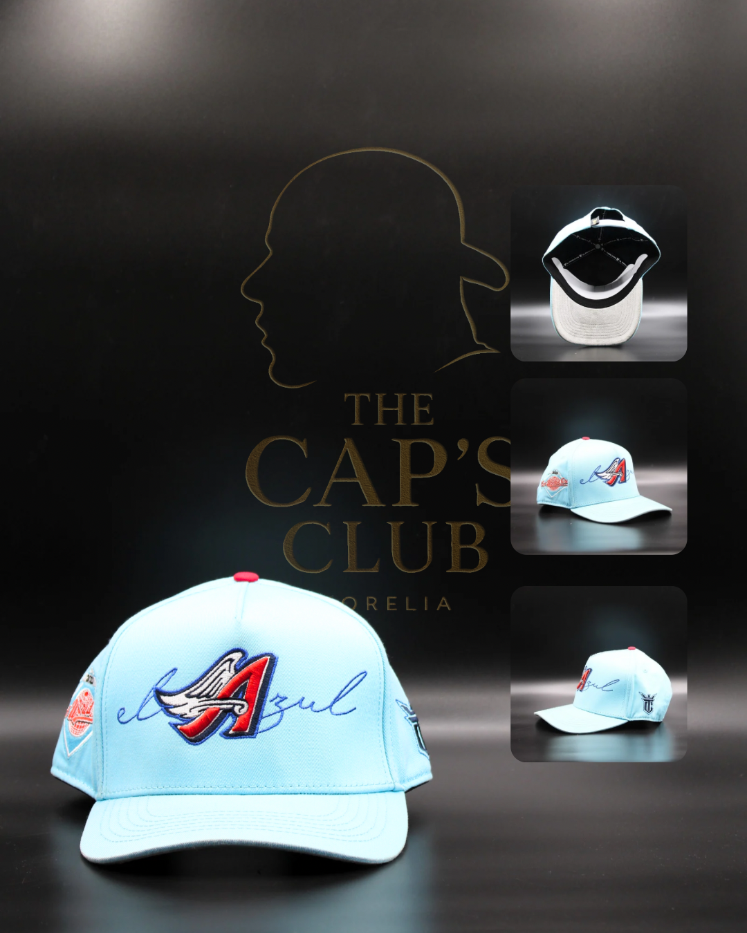 Tiro caps EL AZUL