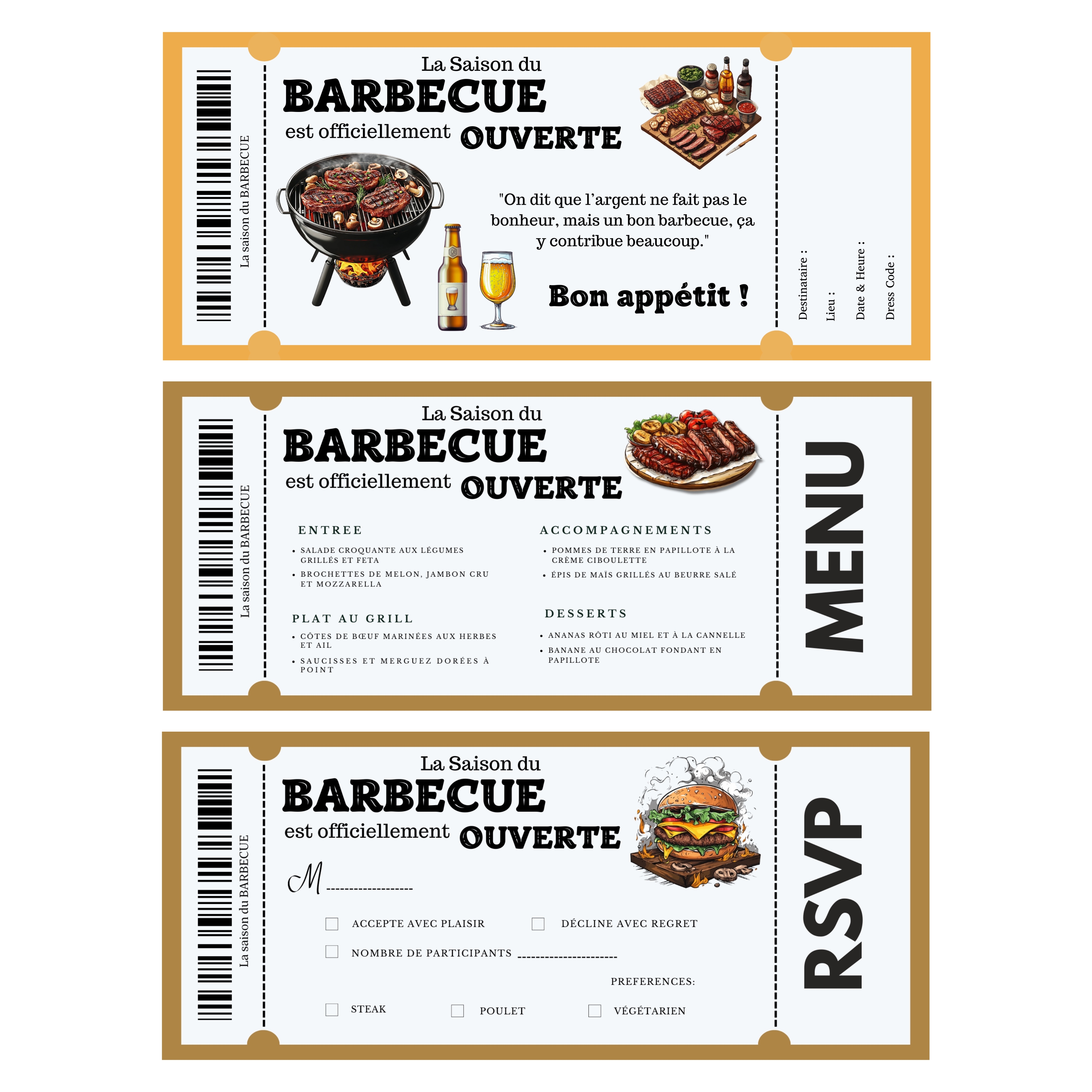 BBQ invitation party, Invitation numérique barbecue et bières, modèle a modifié, Birthday invitation