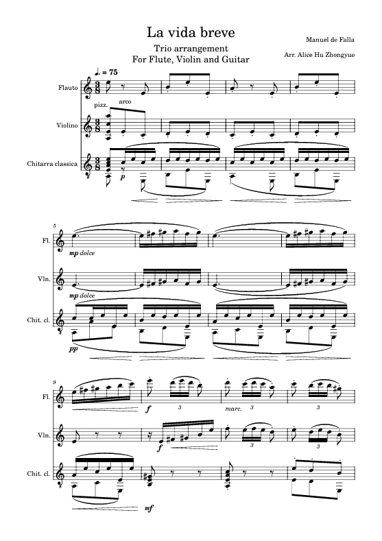 La Vida Breve, Danse - Manuel De Falla