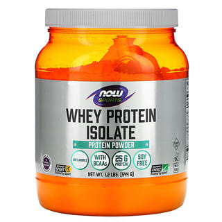 NOW Foods, Sports, Aislado de proteķna de suero de leche, Sin sabor, 544 g (1,2 lb)
