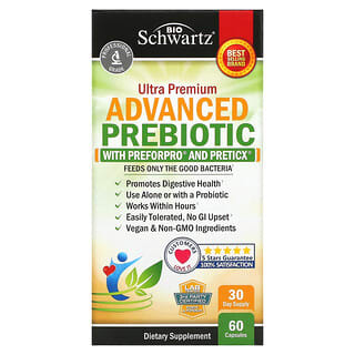BioSchwartz, Prebiotico, 60 capsulas vegetales