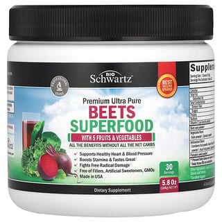 BioSchwartz, Superalimento Beets, 168 g (5,8 oz)