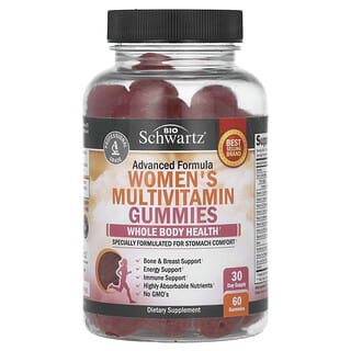 BioSchwartz, Gomitas multivitaminicas para mujeres, Formula avanzada, 60 gomitas