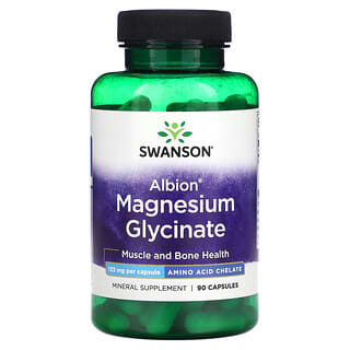 Swanson, Albion, Glicinato de magnesio, 133 mg, 90 capsulas
