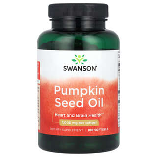Swanson, Aceite de semilla de calabaza, 1000 mg, 100 capsulas blandas