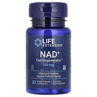 Life Extension, Regenerador celular NAD +, 100 mg, 30 capsulas vegetales