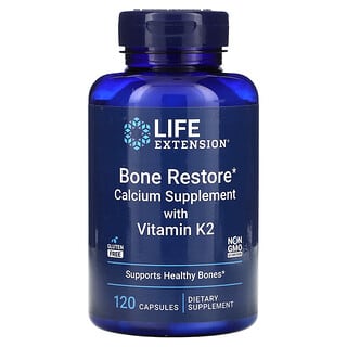 Life Extension, Restaurador óseo con vitamina K2, 120 cápsulas