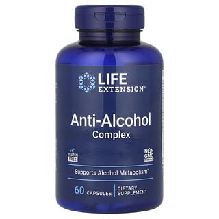 Life Extension, Complejo antialcohol, 60 capsulas