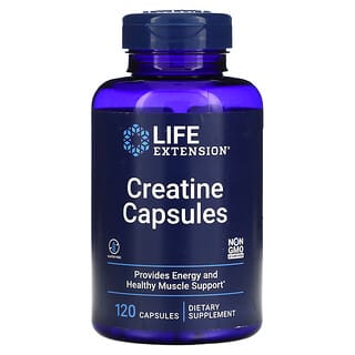 Life Extension, Cápsulas de creatina, 120 cápsulas