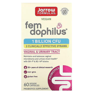 Jarrow Formulas, Fem-Dophilus para mujeres, 60 capsulas vegetales