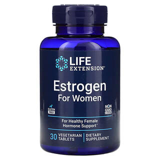 Life Extension, Estrogeno para mujeres, 30 comprimidos vegetales