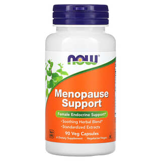 NOW Foods, Apoyo a la menopausia, 90 capsulas vegetales
