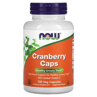 NOW Foods, Capsulas de arandano rojo, 100 capsulas vegetales