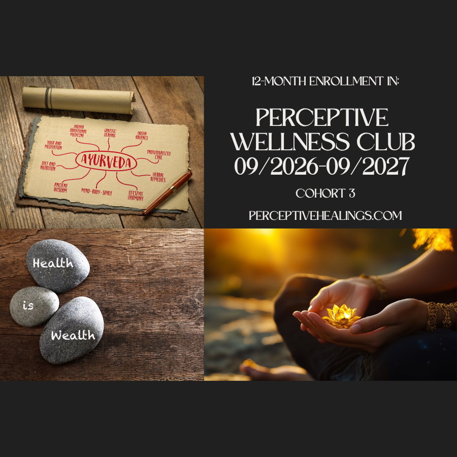 Perceptive Wellness Club Membership 09/2026-09/2027