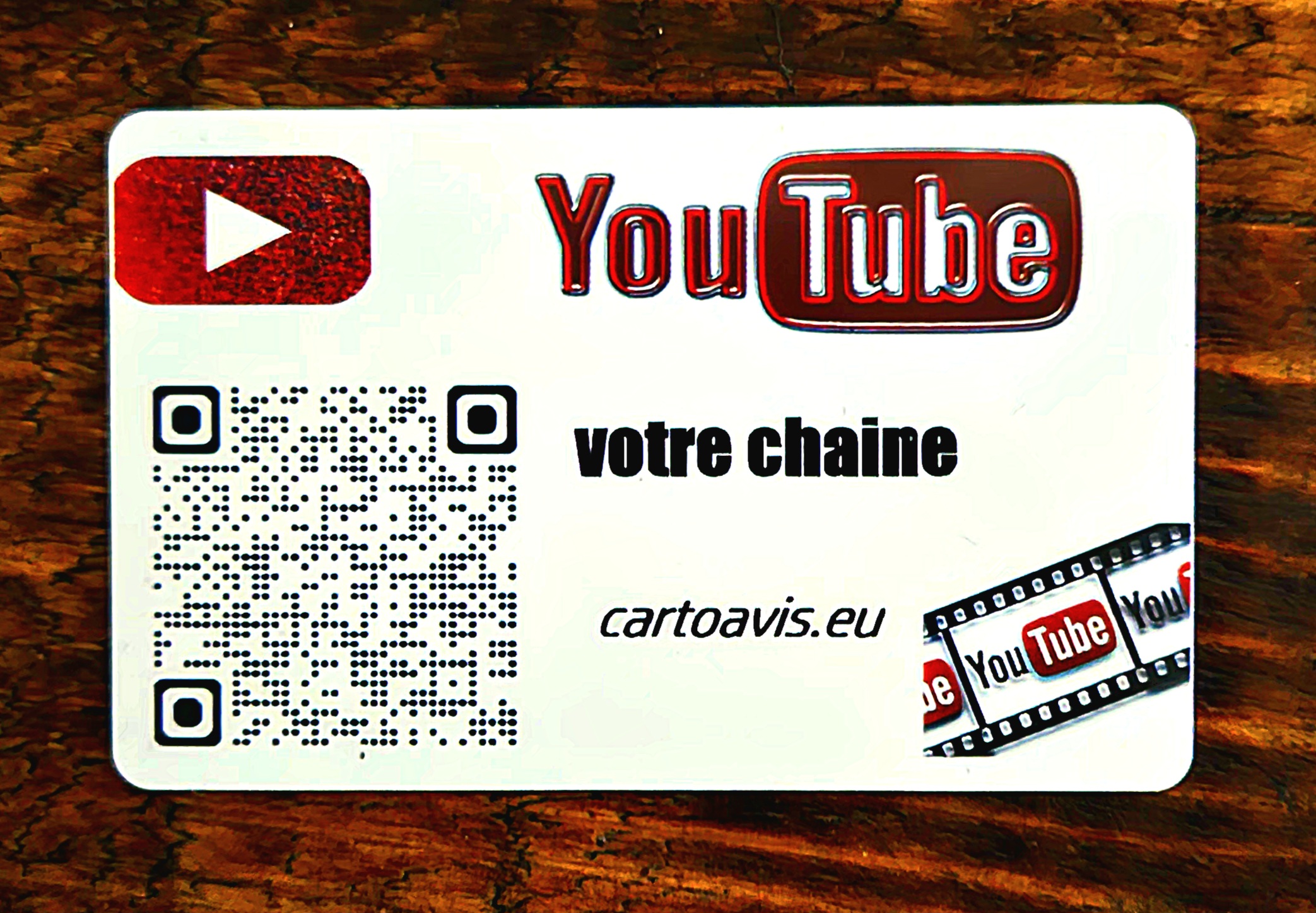 Carte Connectée NFC personnalisée à votre chaine YouTube