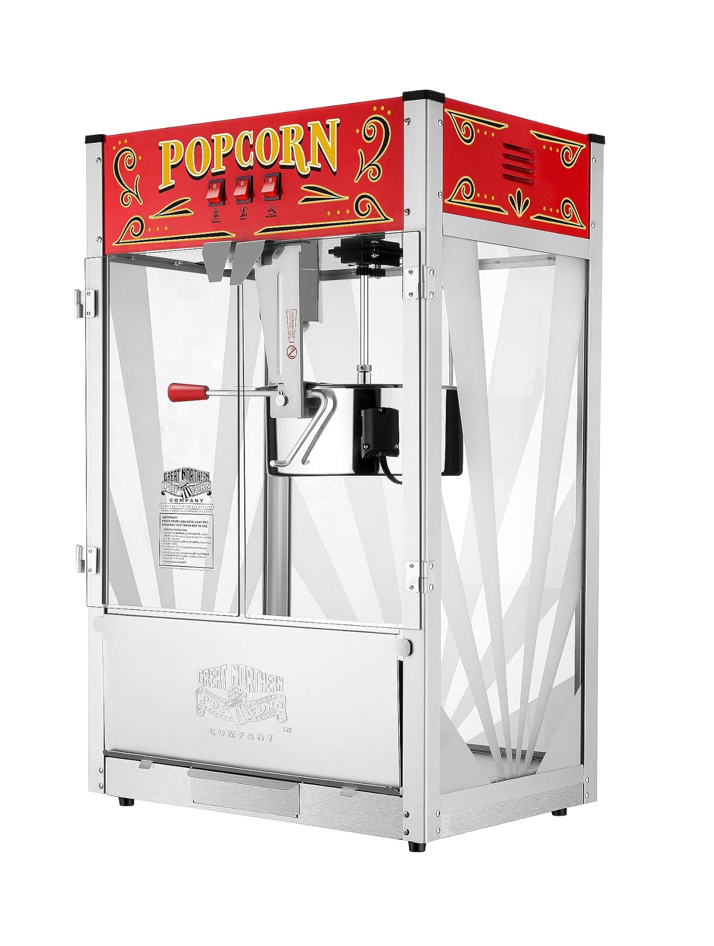 Crispetera Comercial Midway Marvel de 16 Onzas