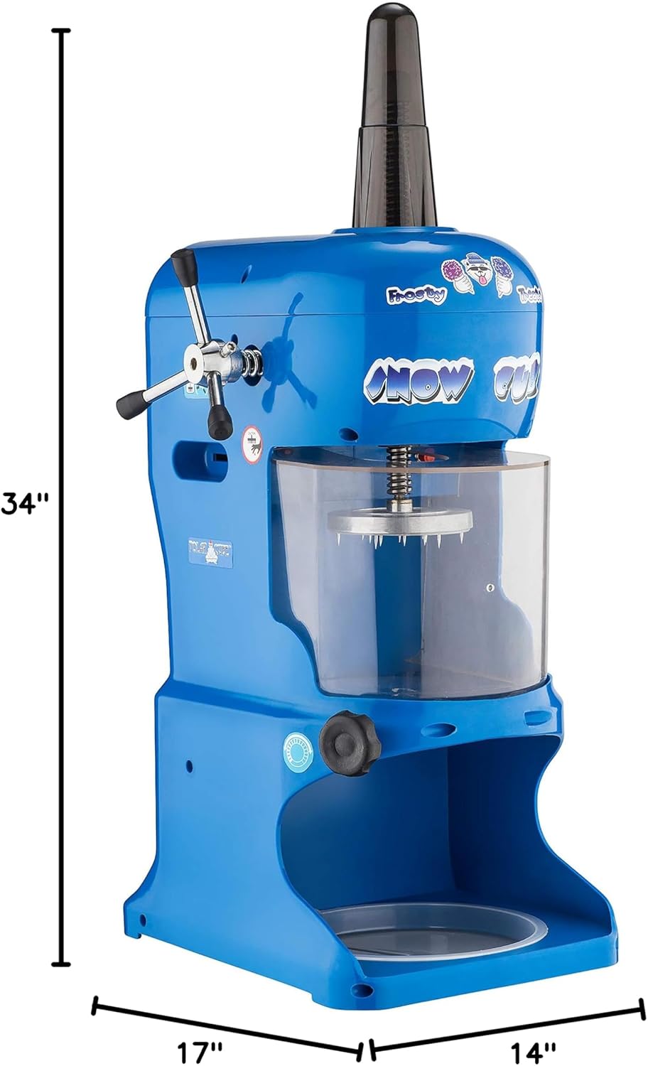 Great Northern Snow Ice Cub - Máquina Eléctrica de Afeitar Hielo, 1/3 HP, Ajustable para Granizados y Margaritas