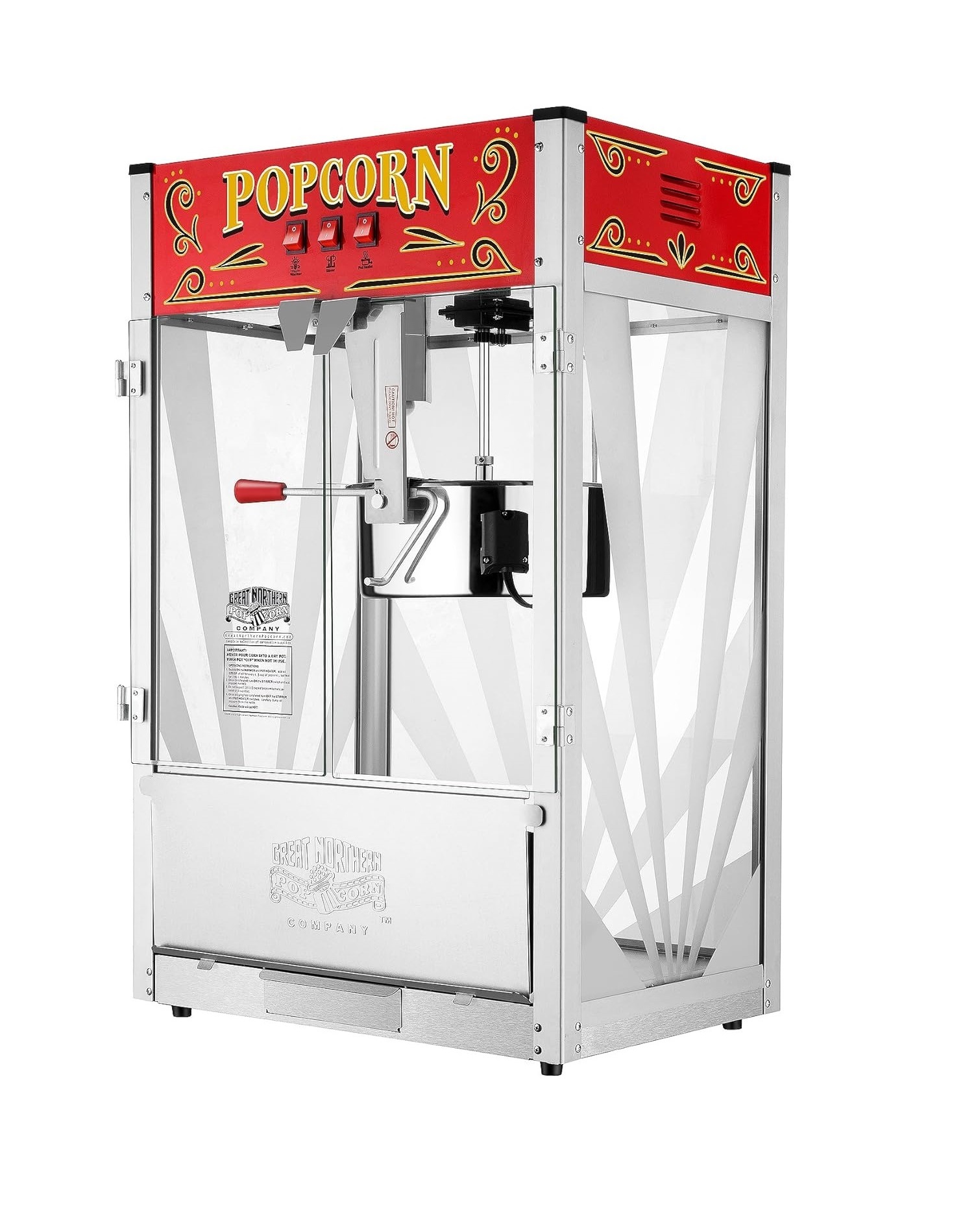 Crispetera Comercial Midway Marvel de 16 Onzas