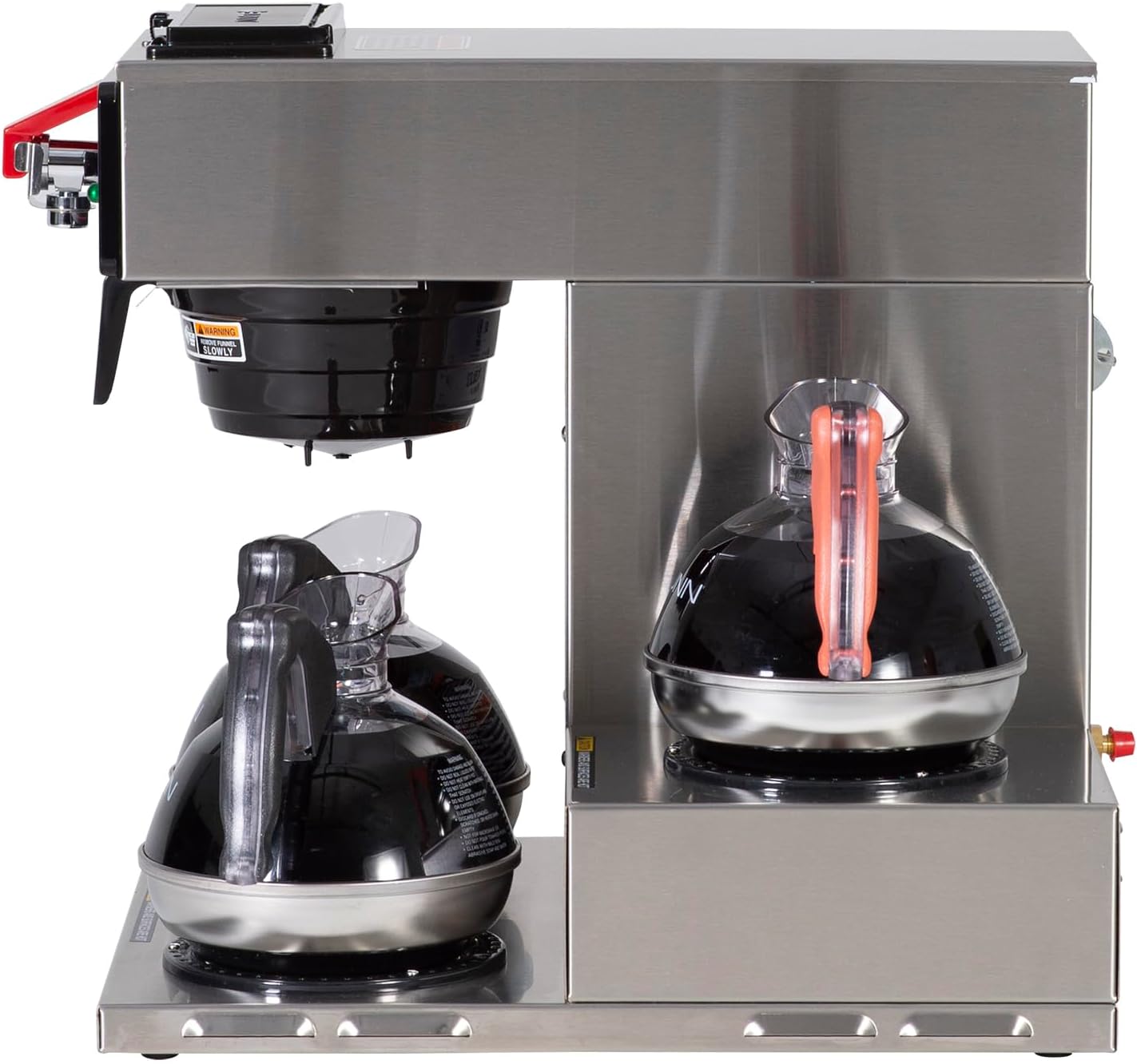 Cafetera Comercial Bunn CWTF15-3 con 3 Calentadores y Grifo de Agua, 120V 