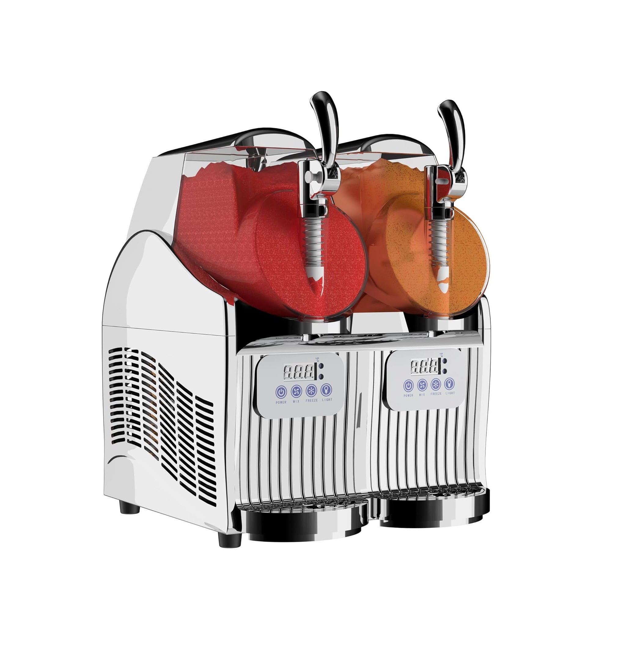 YAAKOV Máquina comercial del granizado para el hogar 110v/60hz Margarita máquina R134a fabricante de helados 3Lx2