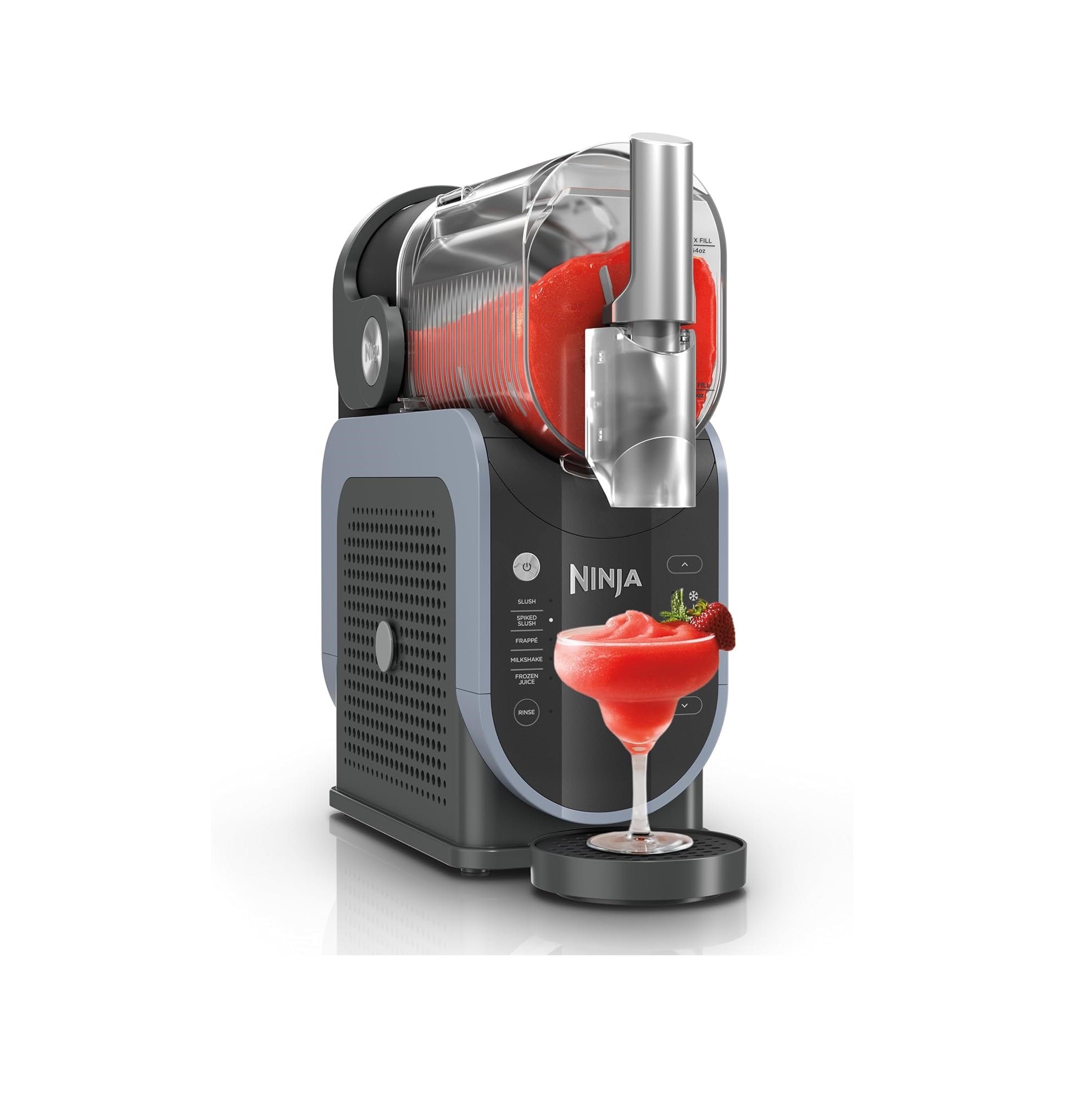 Máquina Ninja Slushi Profesional: Granizados, Margaritas y Más con RapidChill, Gris