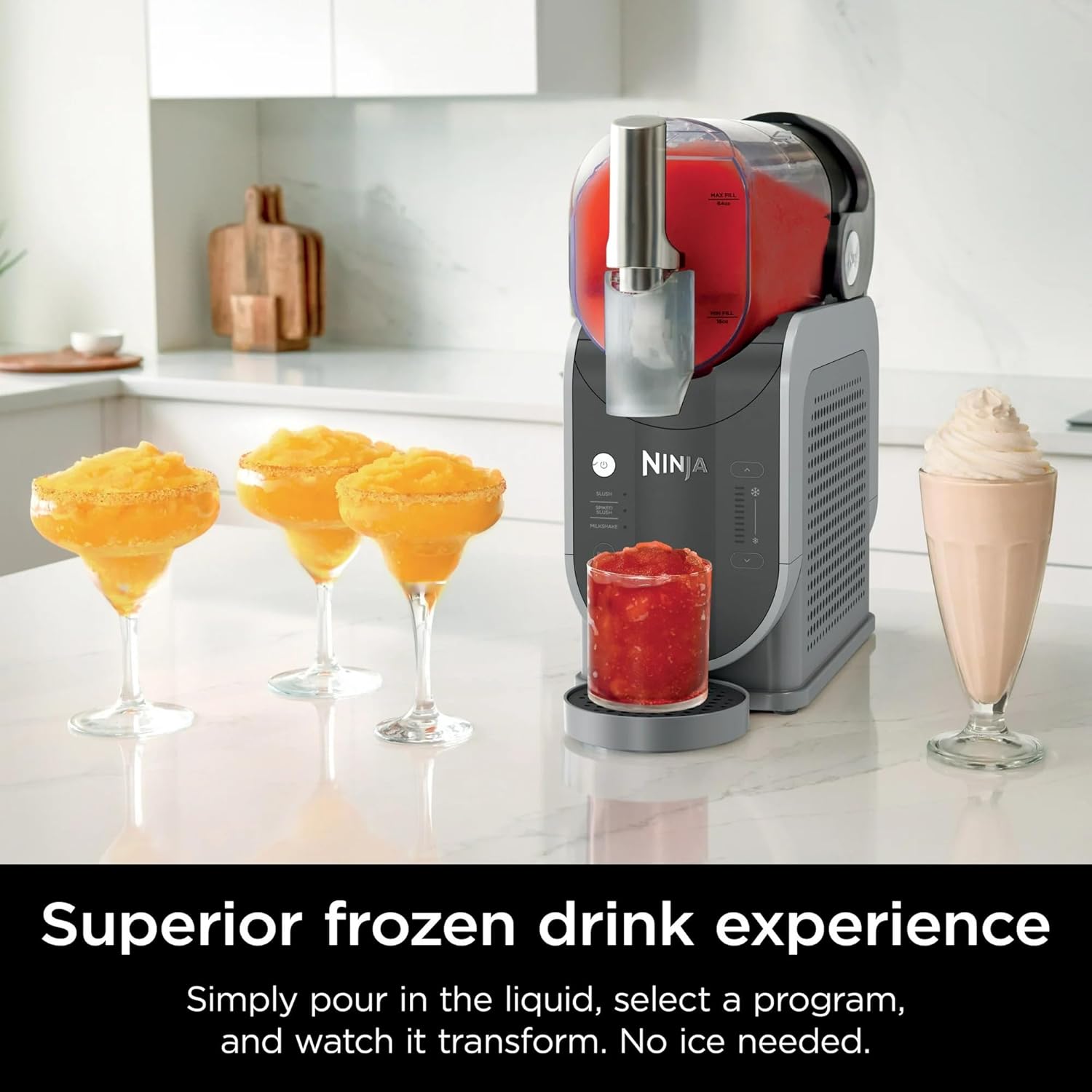 Ninja SLUSHi: Máquina Profesional de Bebidas Congeladas de 72 oz con 3 Programas  